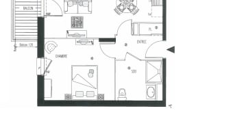 Image 2 - Appartement · Pornic (44210) · 2 pièces · 42m²