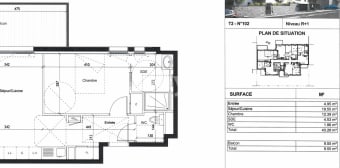 Image 1 - Appartement · Nantes (44300) · 2 pièces · 43m²