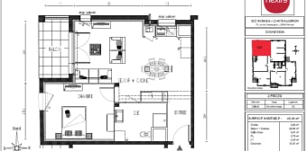 Image 2 - Appartement · Rennes (35000) · 2 pièces · 48m²