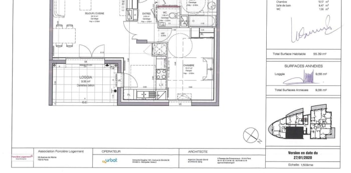 Image 3 sur 5 - Appartement  ·  Location · St Priest (69800) · 2 pièces · 55m²