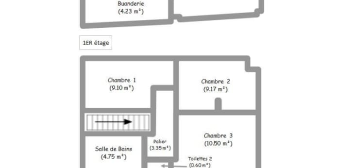 Image 11 sur 11 - Maison/villa  ·  Location · Couternon (21560) · 4 pièces · 98m²