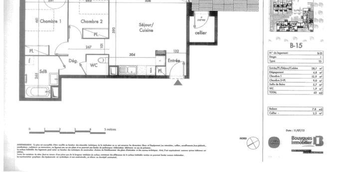 Image 14 sur 17 - Appartement  ·  Location · Sathonay Camp (69580) · 3 pièces · 64m²