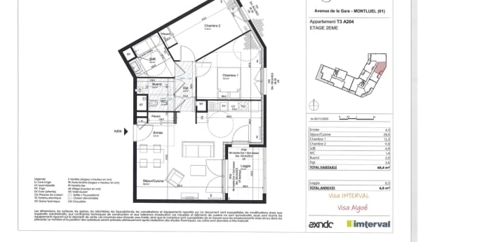 Image 10 sur 10 - Appartement  ·  Location · Montluel (01120) · 3 pièces · 68m²
