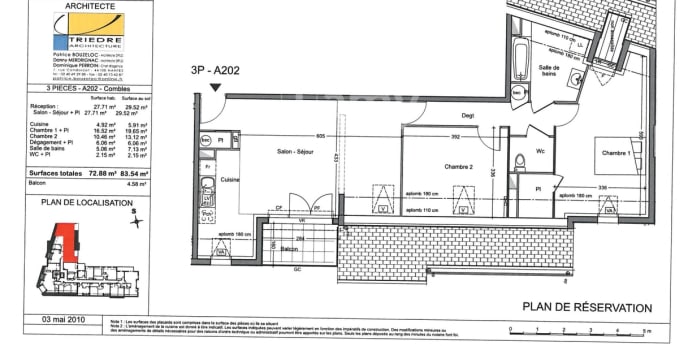 Image 4 sur 5 - Appartement  ·  Location · Sautron (44880) · 3 pièces · 73m²