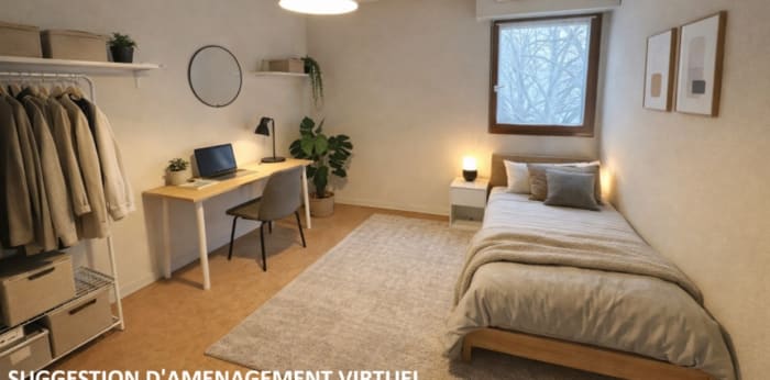 Image 5 sur 6 - Appartement  ·  Location · Nantes (44000) · 1 pièce · 22m²