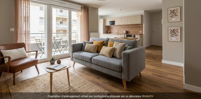Image 1 sur 10 - Appartement  ·  Vente · Lyon (69008) · 3 pièces · 67m²