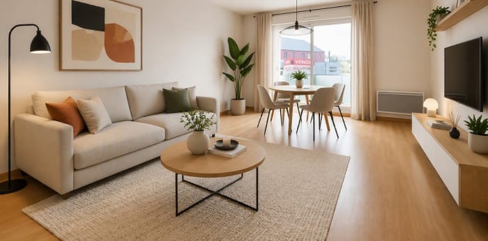 Image 3 sur 6 - Appartement  ·  Vente · Rennes (35000) · 3 pièces · 60m²