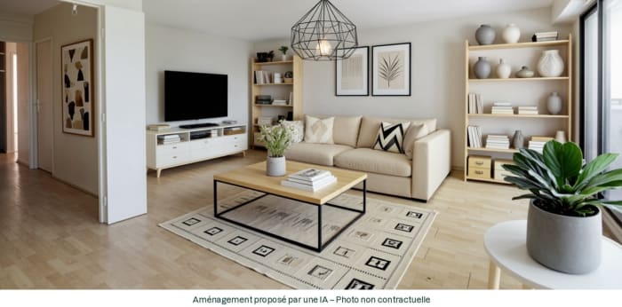 Image 1 sur 15 - Appartement  ·  Vente · Paris (75019) · 3 pièces · 84m²