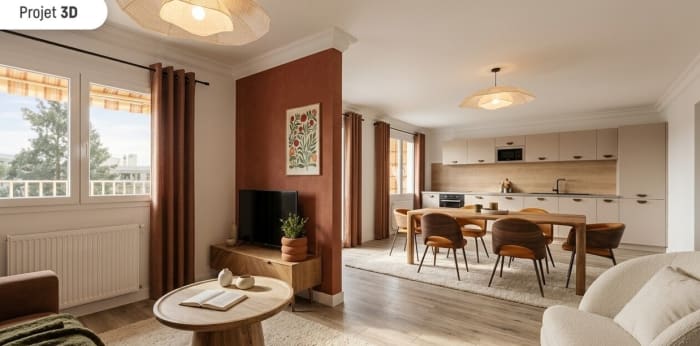 Image 2 sur 12 - Appartement  ·  Vente · Lyon (69005) · 5 pièces · 97m²