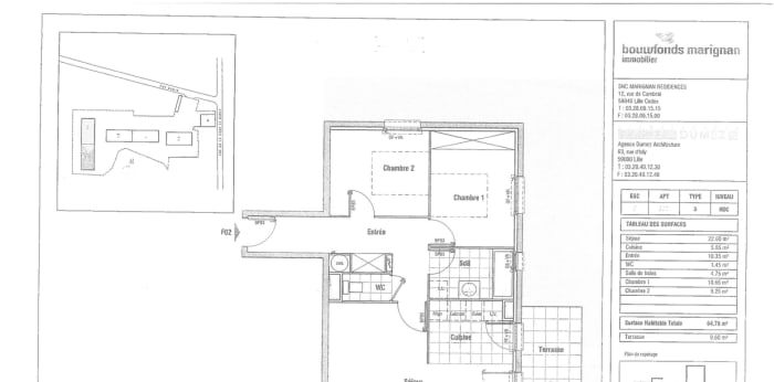 Image 10 sur 11 - Appartement  ·  Vente · Valenciennes (59300) · 3 pièces · 65m²