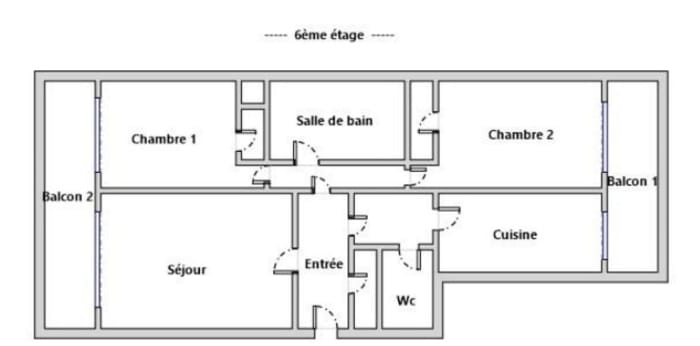 Image 10 sur 10 - Appartement  ·  Vente · Boulogne Billancourt (92100) · 3 pièces · 62m²