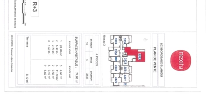 Image 5 sur 13 - Appartement  ·  Vente · Bordeaux (33300) · 4 pièces · 80m²