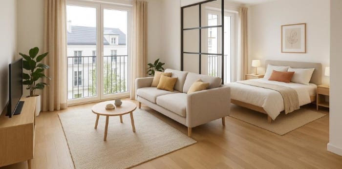 Image 1 sur 7 - Appartement  ·  Location · Rueil Malmaison (92500) · 1 pièce · 38m²
