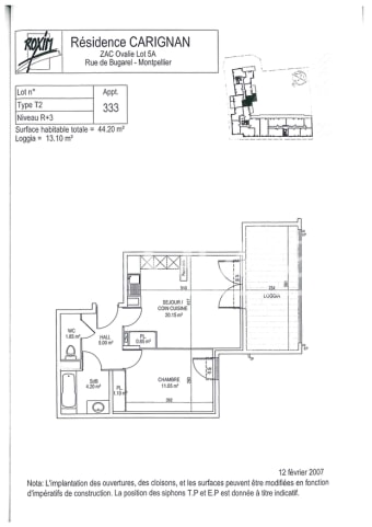 Image 2 - Appartement · Montpellier (34070) · 2 pièces · 44m²