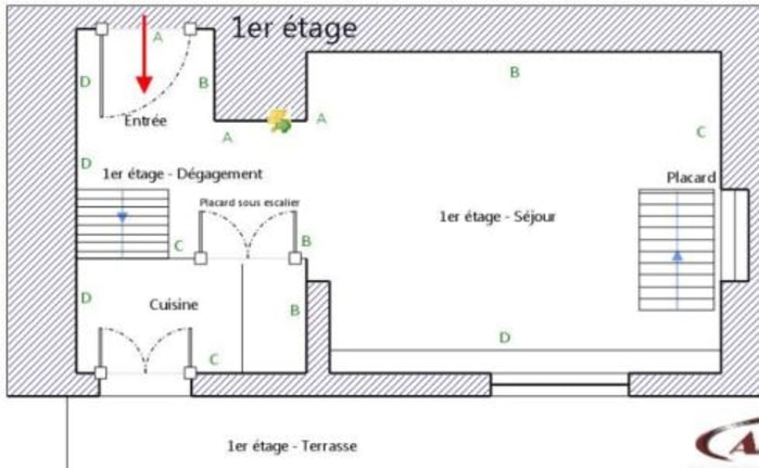 Image 5 sur 6 - Appartement  ·  Location · Dijon (21000) · 2 pièces · 23m²