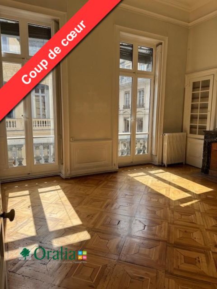 Image 1 sur 11 - Appartement  ·  Location · Lyon (69002) · 5 pièces · 134m²
