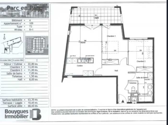 Image 2 sur 10 - Appartement  ·  Vente · Montpellier (34000) · 3 pièces · 64m²