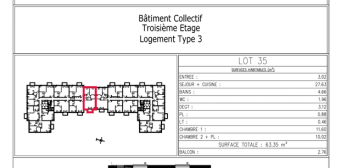 Image 2 - Appartement · Etampes (91150) · 3 pièces · 64m²