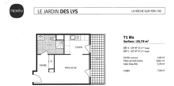 Image 3 - Appartement · La Roche Sur Yon (85000) · 1 pièce · 30m²