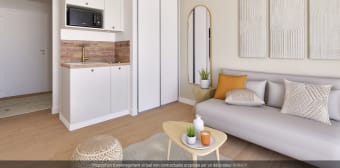 Image 3 - Appartement · Villeurbanne (69100) · 1 pièce · 18m²