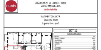 Image 1 - Appartement · Mainvilliers (28300) · 2 pièces · 47m²