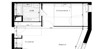 Appartement · Chenove (21300) · 2 pièces · 41m²