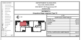 Image 1 - Appartement · Lingolsheim (67380) · 2 pièces · 43m²