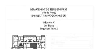 Image 1 - Appartement · Pringy (77310) · 2 pièces · 44m²