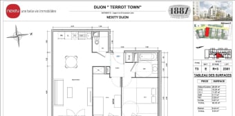 Image 1 - Appartement · Dijon (21000) · 3 pièces · 62m²