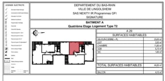Image 1 - Appartement · Lingolsheim (67380) · 2 pièces · 45m²