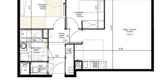 Image 1 - Appartement · Valenciennes (59300) · 3 pièces · 61m²