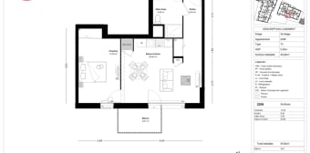 Image 1 - Appartement · Chartres De Bretagne (35131) · 2 pièces · 46m²