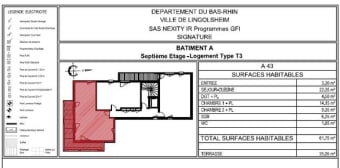 Image 2 - Appartement · Lingolsheim (67380) · 3 pièces · 62m²