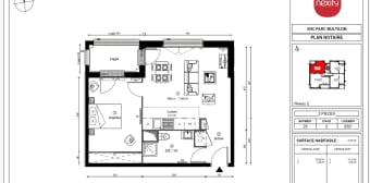 Image 1 - Appartement · Lille (59160) · 2 pièces · 47m²