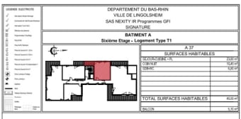 Image 2 - Appartement · Lingolsheim (67380) · 1 pièce · 41m²