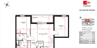 Image 2 - Appartement · Mulhouse (68200) · 3 pièces · 62m²