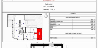 Image 2 - Appartement · Laval (53000) · 3 pièces · 64m²