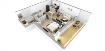 Image 2 - Appartement · Dijon (21000) · 2 pièces · 44m²