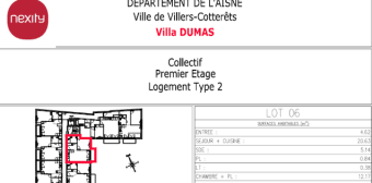 Image 3 - Appartement · Villers Cotterets (02600) · 2 pièces · 44m²