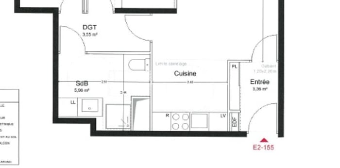 Image 8 sur 8 - Appartement  ·  Location · Paris (75018) · 3 pièces · 63m²