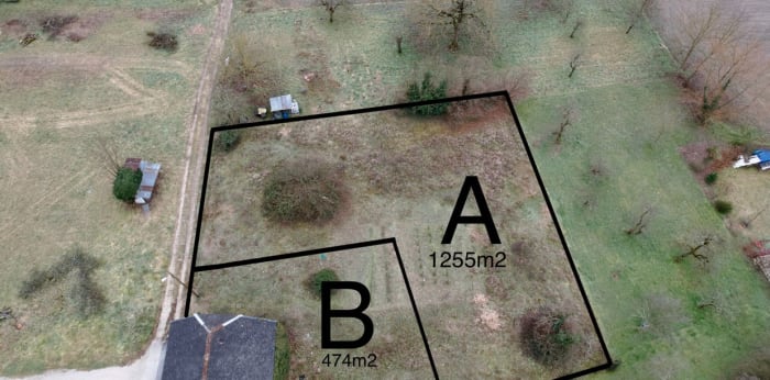 Image 3 sur 3 - Terrain  ·  Vente · Mery (73420) · 1255m²