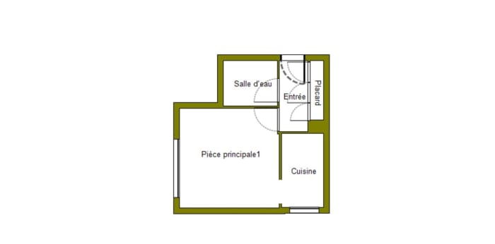 Image 2 sur 4 - Appartement  ·  Vente · Bourg La Reine (92340) · 1 pièce · 21m²