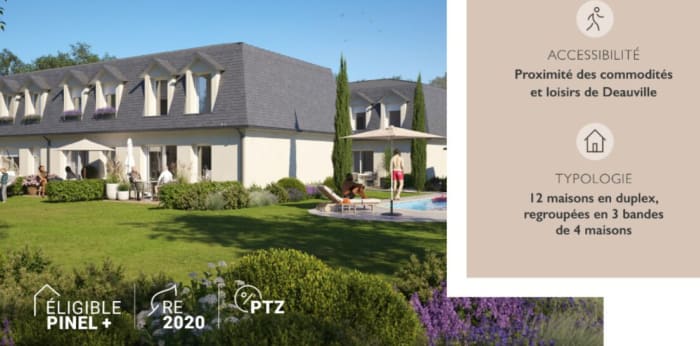 Image 1 sur 3 - Maison/villa  ·  Vente · Tourgeville (14800) · 4 pièces · 72m²