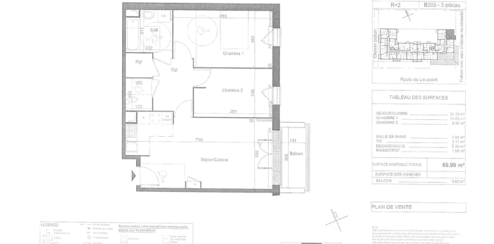 Image 12 sur 13 - Appartement  ·  Vente · Tigery (91250) · 3 pièces · 61m²