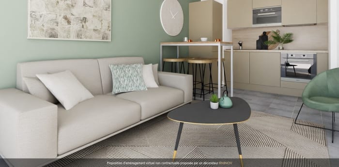 Image 2 sur 7 - Appartement  ·  Vente · Marseille (13003) · 2 pièces · 38m²