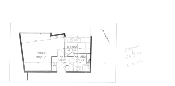 Image 5 sur 15 - Appartement  ·  Vente · Lyon (69007) · 1 pièce · 33m²