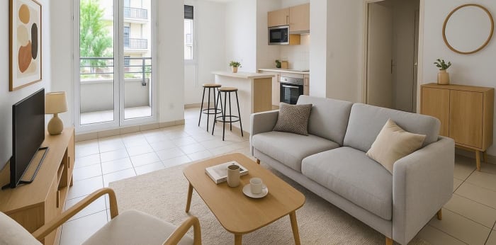 Image 2 sur 8 - Appartement  ·  Vente · Toulouse (31200) · 3 pièces · 65m²