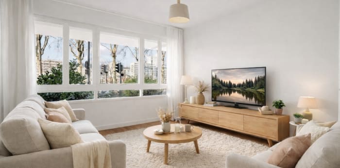 Image 2 sur 12 - Appartement  ·  Vente · Lyon (69007) · 4 pièces · 88m²