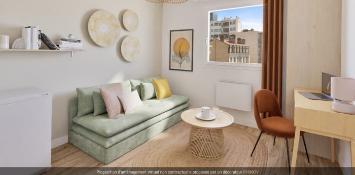 Image 1 sur 6 - Appartement  ·  Vente · Lyon (69003) · 1 pièce · 17m²