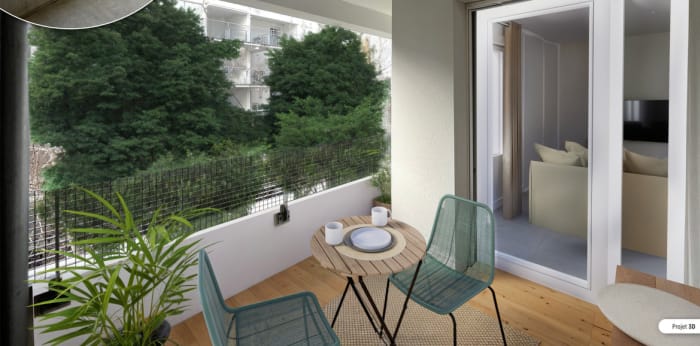 Image 1 sur 7 - Appartement  ·  Vente · Balma (31130) · 3 pièces · 59m²